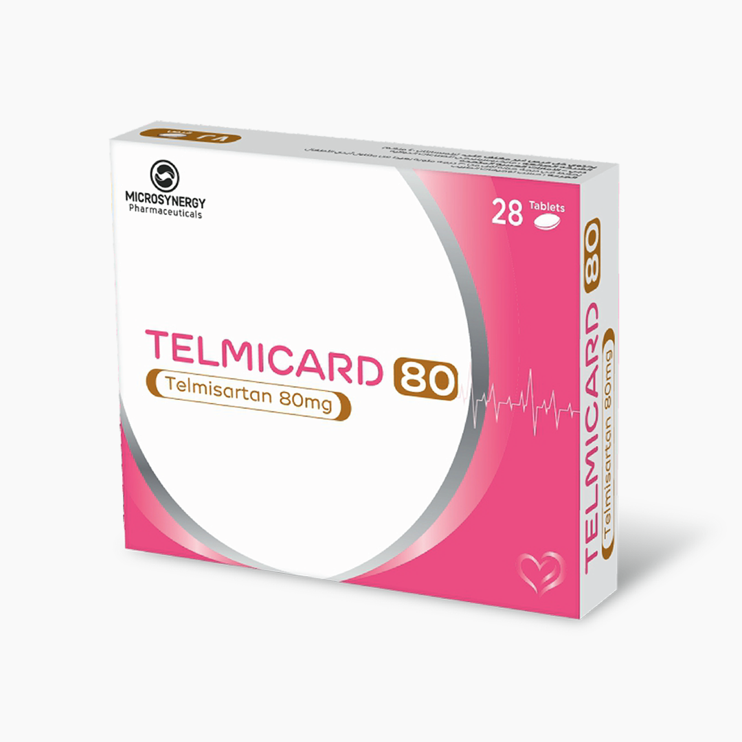 TELMICARD 80MG 28T packaging visual